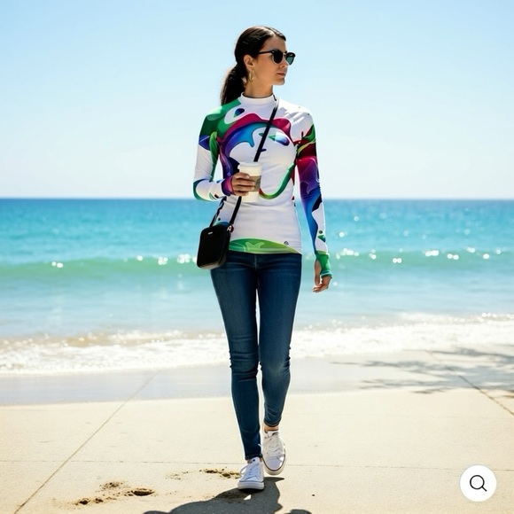 Platinum Rash guard L 🏄🏻‍♀️ - Picture 3 of 15